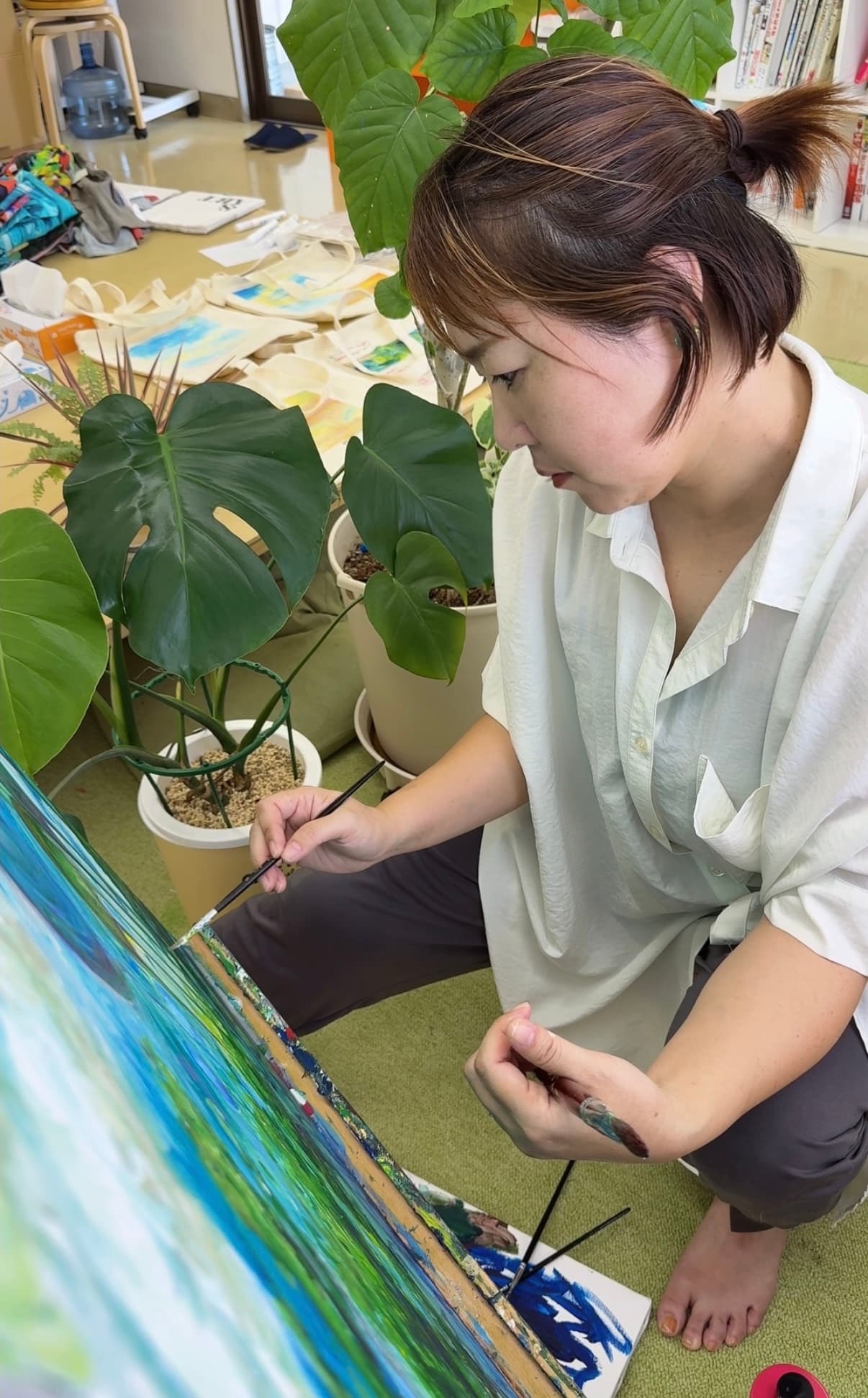 制作中のsaori